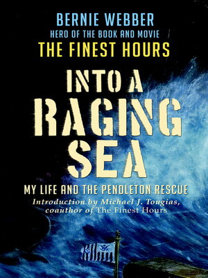 cover image of Into a Raging Sea